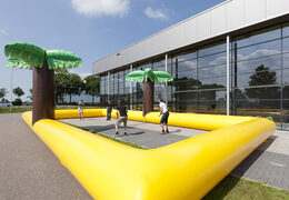 Na sprzedaż dmuchane boisko do siatkówki z palmami super gra dla dzieci i dorosłych. Zamów wyjątkowe dmuchańce opcje bezpiecznych gier dla wielu osób bezpośrednio od producenta JB Dmuchance  