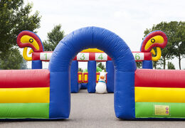 Do kupienia dmuchany tor bandy do zabawy w wyścigi konne dla dzieci. Zamów online duże dmuchane place zabaw na imprezy integracyjne od JB Dmuchance 