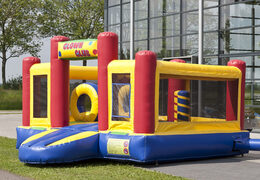 Wielofunkcyjna dmuchana zjeżdżalnia w motywie klauna z brodzikiem, imponującym obiektem 3D, świeżymi kolorami i przeszkodami 3D dla dzieci. Zamów nadmuchiwane zjeżdżalnie już teraz online w JB Dmuchańce Polska