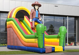 Nadmuchiwana zjeżdżalnia o tematyce plażowej z brodzikiem, imponującym obiektem 3D, świeżymi kolorami i przeszkodami 3D dla dzieci. Zamów nadmuchiwane zjeżdżalnie już teraz online w JB Dmuchańce Polska