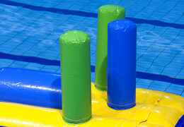 Zamów wybieg dla delfinów ze zjeżdżalnią z zabawnymi przedmiotami dla młodszych i starszych. Kup nadmuchiwane atrakcje wodne online już teraz w JB Dmuchańce Polska