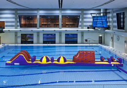 Kup wyjątkowy, nadmuchiwany, 17-metrowy tor szturmowy Mega Run XL z różnymi ekscytującymi obiektami dla młodszych i starszych. Zamów gry w nadmuchiwany basen już teraz online w JB Dmuchańce Polska