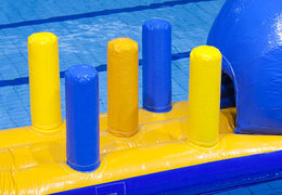 Wyjątkowy nadmuchiwany tor przeszkód z wielorybami z zabawnymi przeszkodami 3D dla młodszych i starszych. Zamów nadmuchiwane tory przeszkód online już teraz w JB Dmuchańce Polska