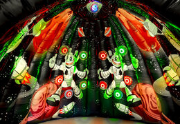 Interactieve UFO dome tent