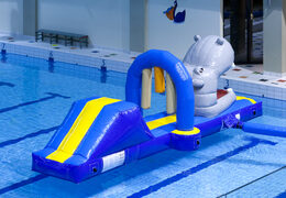 Kup hipopotam na tor szturmowy z zabawnymi przedmiotami dla młodszych i starszych. Zamów nadmuchiwane tory przeszkód online już teraz w JB Dmuchańce Polska