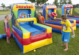 Na sprzedaż dmuchany set gier do rzucania uderzania i celowania do urozmaiconej bezpiecznej zabawy dla kilku osób. Zamów online dmuchane atrakcje gry zespołowe w kompaktowej formie z szybką dostawą od firmy JB Dmuchańce