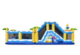 Surfuj na dmuchanym torze przeszkód z dopasowanymi obiektami 3D dla dzieci. Kup nadmuchiwane tory przeszkód online już teraz w JB Dmuchańce Polska