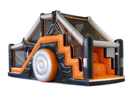 Kup 40-częściowy, modułowy tor przeszkód Big Log Slide dla dzieci. Zamów nadmuchiwane tory przeszkód online już teraz w JB Dmuchańce Polska