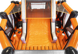 Kup nadmuchiwany 40-elementowy mega modułowy tor przeszkód Dodge lub Slide dla dzieci. Zamów nadmuchiwane tory przeszkód online już teraz w JB Dmuchańce Polska