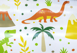 Kup wyjątkową dmuchaną zjeżdżalnię dinopark dla młodszych i starszych. Zamów nadmuchiwaną listwę rolkową już teraz online w JB Dmuchańce Polska