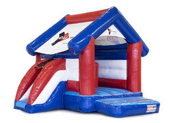 Zamów teraz wykonany na zamówienie wielofunkcyjny zamek do skakania EU Immobilien w JB Dmuchańce Polska. Sprzedam dmuchane zamki na wymiar