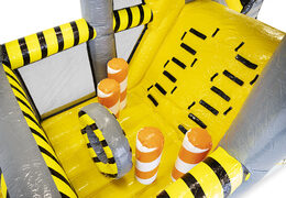 Kup 9-metrowy nadmuchiwany tor przeszkód z ciężkimi, tematycznymi obiektami 3D dla dzieci. Zamów nadmuchiwane tory przeszkód już teraz online w JB Dmuchańce Polska