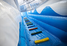 Idealna dmuchana zjeżdżalnia z motywem delfinów z obiektami 3D na zamówienie dla dzieci. Kup nadmuchiwane zjeżdżalnie online w JB Dmuchańce Polska