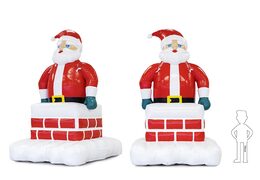  Na sprzedaż duży machający dmuchany święty mikołaj 1,8 metra który przyciągnie uwagę twoich klientów. Kup online wyszukane dmuchańce świąteczne od sprawdzonego producenta JB Dmuchance