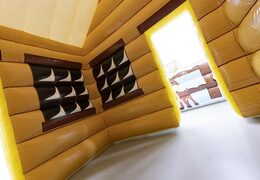 Do kupienia domek dmuchana chatka świętego mikołaja, z wnętrzem do dowolnej aranżacji.Zamów online dmuchane obiekty dekoracyjne od producenta JB Dmuchance