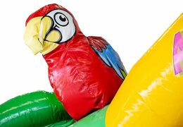 Zamów dmuchany zamek slidebox w motywie Haiwaii ze zjeżdżalnią dla dzieci. Kup dmuchane zamki online w JB Dmuchańce Polska