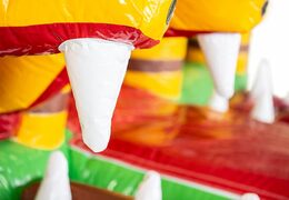 Kup dmuchany, wielozadaniowy dmuchany zamek Jungleworld ze zjeżdżalnią i obiektami 3D dla dzieci. Zamów dmuchane zamki online w JB Dmuchańce Polska