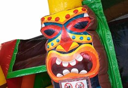 Zamów w JB Dmuchańce Polska nadmuchiwany nadmuchiwany zamek do skakania z motywem Hawajów dla dzieci. Kup dmuchane zamki online w JB Dmuchańce Polska