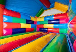 Zamów standardowe dmuchany zamek z superblokami w efektownym designie i zabawną animację w kształcie lalki dla dzieci. Zamów dmuchane zamki online w JB Dmuchańce Polska