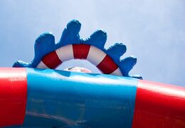 Zamów unikalne standardowe pirackie bramkarzy z obiektem 3D na wierzchu dla dzieci. Kup dmuchane zamki online w JB Dmuchańce Polska