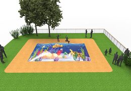 Kup górski samolot o tematyce morskiej dla dzieci. Zamów nadmuchiwane góry powietrzne już teraz online w JB Dmuchańce Polska