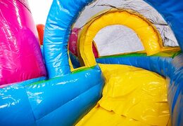 Kup mini dmuchany zamek dla wielu graczy w motywie jednorożca ze zjeżdżalnią dla dzieci. Zamów nadmuchiwane dmuchane zamki online w JB Dmuchańce Polska