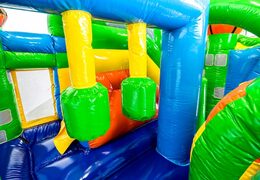 Zamów średni dmuchany zamek ze zjeżdżalnią dla dzieci ze smokiem. Kup dmuchane zamki do skakania online w JB Dmuchańce Polska