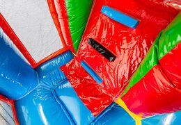 Średni nadmuchiwany leżaczek ze zjeżdżalnią w stylu Hawajów dla dzieci. Zamów nadmuchiwane leżaczki online w JB Dmuchańce Polska