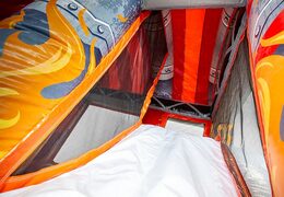 Sprzedam dmuchany zamek w motywie straży pożarnej ze zjeżdżalnią dla dzieci. Zamów nadmuchiwane dmuchane zamki online w JB Dmuchańce Polska