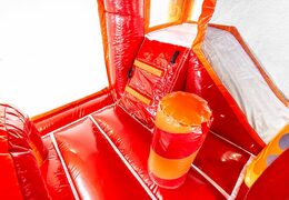 Zamów wielozadaniowy dmuchany zamek strażacki L ze zjeżdżalnią dla dzieci. Kup nadmuchiwane dmuchane zamki online w JB Dmuchańce Polska