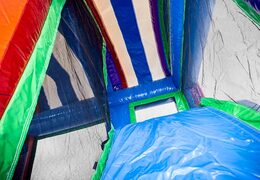 Kup mały dmuchany zamek w motywie jednorożca ze zjeżdżalnią dla dzieci. Zamów nadmuchiwane dmuchane zamki online w JB Dmuchańce Polska