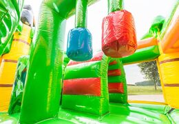 Wielofunkcyjny bramkarz safari goryl ze zjeżdżalnią, zabawnymi obiektami na powierzchni do skakania i efektownymi obiektami 3D dla dzieci. Kup nadmuchiwane leżaczki online w JB Dmuchańce Polska