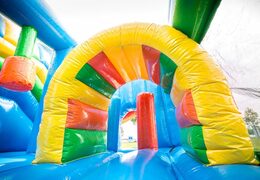 Wielofunkcyjny leżaczek morski ze zjeżdżalnią, zabawnymi przedmiotami na powierzchni do skakania i przyciągającymi wzrok obiektami 3D dla dzieci. Zamów nadmuchiwane leżaczki online w JB Dmuchańce Polska