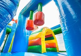 Zamów średni dmuchany leżaczek multiplay w motywie podmorskiego świata ze zjeżdżalnią dla dzieci. Kup nadmuchiwane leżaczki online w JB Dmuchańce Polska