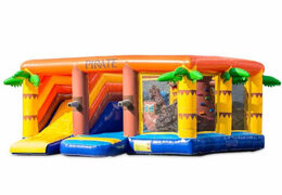 Kup duży dmuchany, multizadaniowy plac zabaw skakaniec do zabaw wewnątrz w klimacie pirackim wysokość 2,74 m Zamów wytrzymałe dmuchańce online w JB Dmuchance