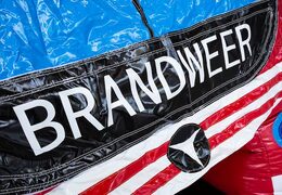 Zamów średni dmuchany zamek strażacki ze zjeżdżalnią dla dzieci. Kup dmuchane zamki do skakania online w JB Dmuchańce Polska