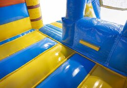 zamów nadmuchiwany leżaczek z motywem karaibskim ze zjeżdżalnią i deską surfingową dla dzieci