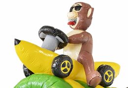 Banana Monkey Theme Nadmuchiwany Nadmuchiwany Ze Zjeżdżalnią Na Sprzedaż Dla Dzieci