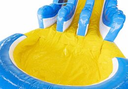 Kup dużą dmuchaną zjeżdżalnię z podwójną zjeżdżalnią dla dzieci