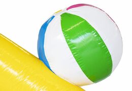 Nadmuchiwany bramkarz kaczka świat żółty niebieski z kaczką na sprzedaż dla dzieci