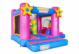 kup małą nadmuchiwaną poduszkę powietrzną ze zjeżdżalnią w motywie jednorożca