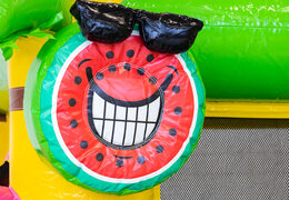 Zamów duży dmuchany zamek z motywem Flamingo dla dzieci. Kup pontony online w JB Dmuchańce Polska