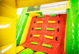 Zamów 13 metrowy nadmuchiwany tor przeszkód z motywem Dżungla dla dzieci. Kup nadmuchiwane tory przeszkód online już teraz w JB Dmuchańce Polska