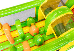 Kup 13 metrowy nadmuchiwany tor przeszkód z motywem Dino dla dzieci.  Zamów nadmuchiwane tory przeszkód już teraz online w JB Dmuchańce Polska