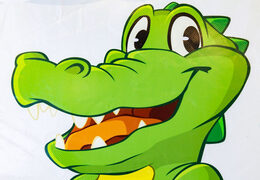 Sprzedam nadmuchiwany dmuchany zamek Mini Multiplay z motywem krokodyla dla dzieci. Nadmuchiwane dmuchane zamki na sprzedaż w JB Dmuchańce Polska