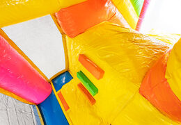 Zamów dmuchany zamek jednorożec Mini Multiplay dla swoich dzieci. Nadmuchiwane bramkarze na sprzedaż w JB Dmuchańce Polska