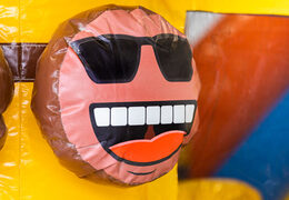 Zamów dmuchany dmuchany zamek Multi Slide ze zjeżdżalnią w karaibskim stylu dla dzieci. Kup dmuchane zamki online w JB Dmuchańce Polska