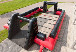 Kup sportowe nadmuchiwane czarne czerwone piłkarzyki z wyjątkowym pokładem.