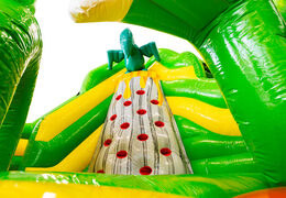 Wieża wspinaczkowa w dmuchanym zamku Slideworld dino