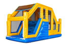 Moduł base jump w modułowym torze przeszkód w temacie marmuru